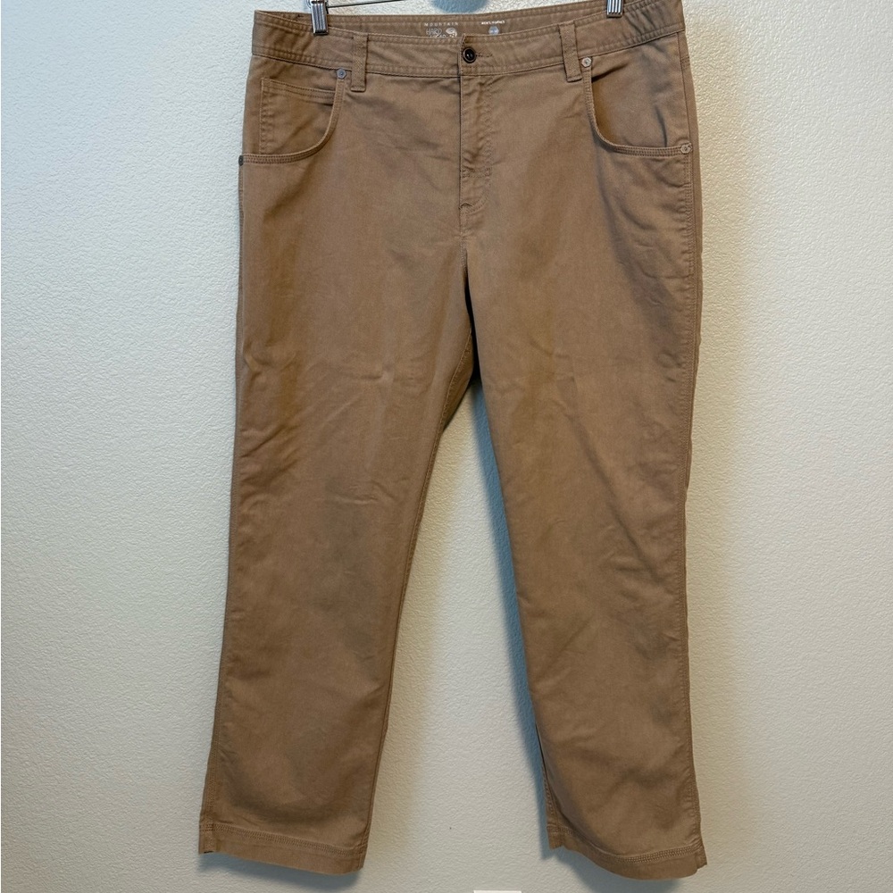 Mountain Hardwear Tan Chinos Relaxed Fit Cotton Blend
